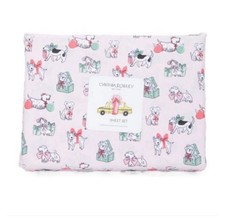 Cynthia Rowley Bed Sheets Puppy Love Winter Xmas 4 piece Set Brand NEW