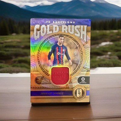 2022-23 Ferran Torres FC Barcelona Panini Gold Rush /49    