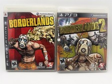 PlayStation 3 Borderlands 1 & 2 Game Bundle Complete Tested - Free Ship