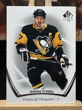 Sidney Crosby 2021-22 SP Authentic #87 EX NM Penguins NHL Hockey Upper Deck
