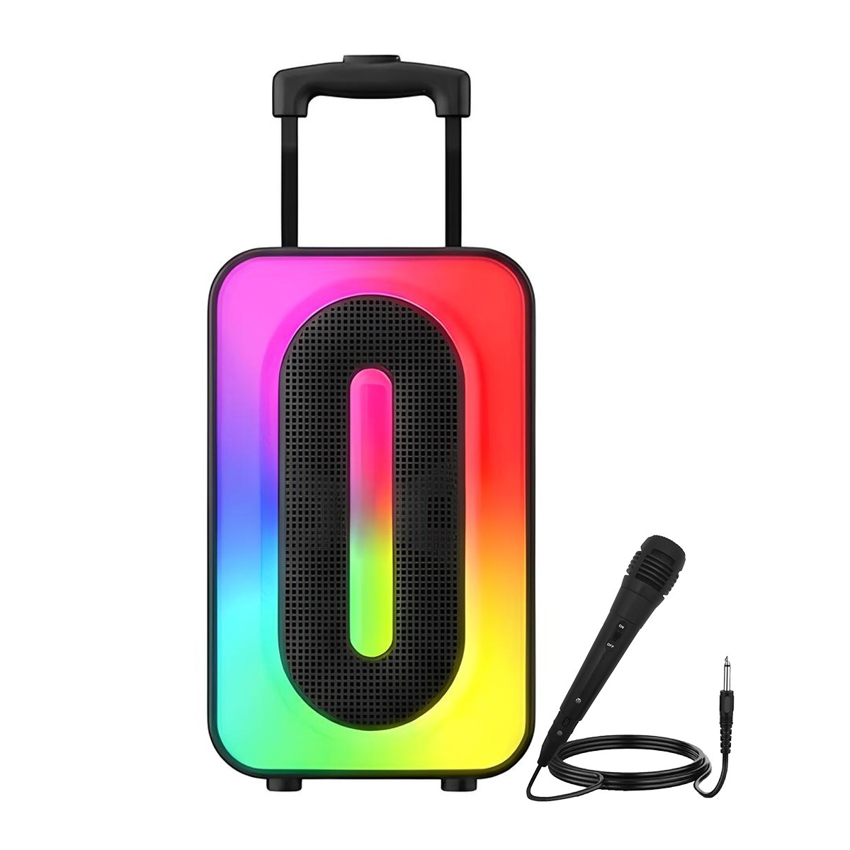 Enceinte Bluetooth sans fil Avizar 10W stéréo avec effets LED et micro