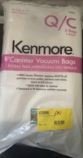 KENMORE 53292 6 PACK TYPE Q HEPA CANISTER VACUUM BAGS REPLACES 50557 50558