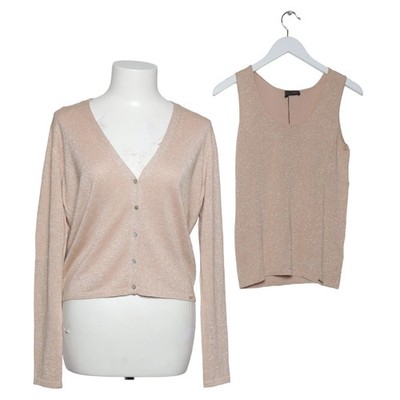 Cinque, Set, Größe: L, CIGERA, Metallfaser/Polyester/Viskose, Beige #jsS