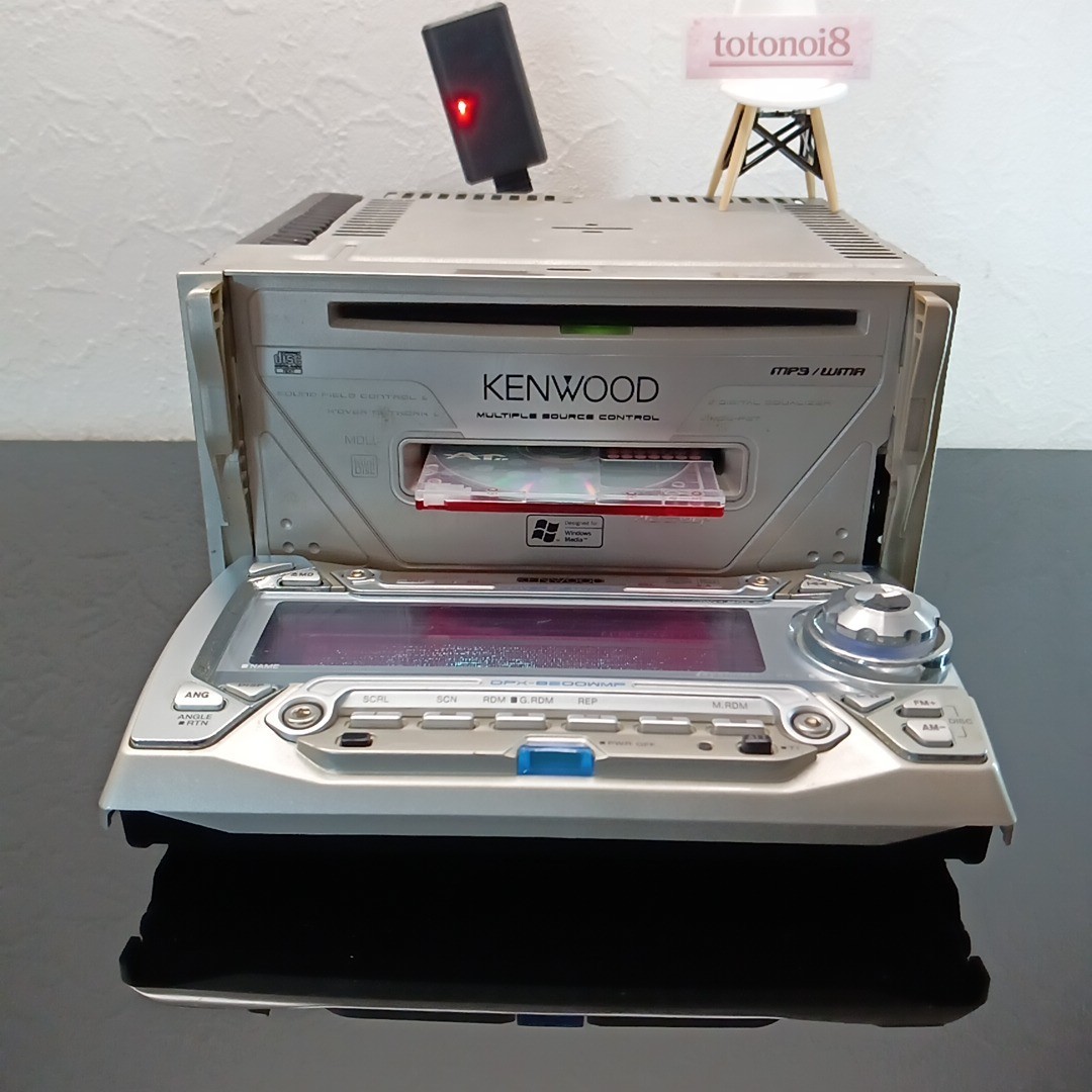 Kenwood DPX-8200WMP 2DIN Car Audio CD MD MP3 DSP EQ Bluetooth JDM