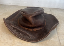 Henschel Coyote Leather Walker Cowboy Hat Bro...