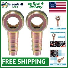 Durable 12mm Bronze Banjo Bolt Hose Barb Fitting Set for Cars Motorcycles
