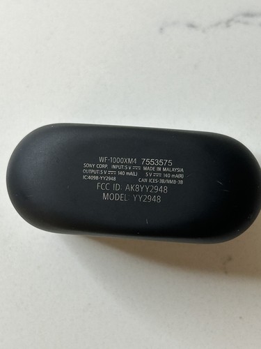 Sony WF-1000XM4 Noise Canceling In-Ear Headphones - Black For Parts - Photo 7 sur 11