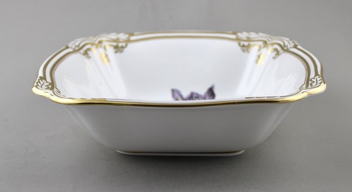 SPODE CHINA ENGLAND STAFFORD FLOWERS 24CM 9" SQUARE SERVING BOWL PERFECT! - Picture 2 of 12