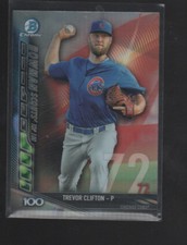 TREVOR CLIFTON 2017 BOWMAN CHROME SCOUTS' TOP 100 CARD #BTP-72