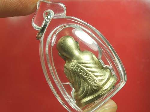 PHRA RUBLOR LP NGREN WAT BANGKRAN &(Wat Dong Moon Lek)BE2515 THAI AMULET&CARD #6 - 第 5/13 張圖片