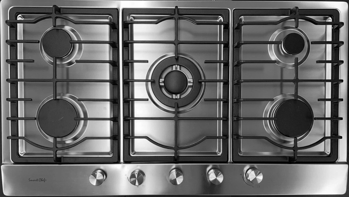 Five 36 Inch Gas Cooktops for Serious Chefs