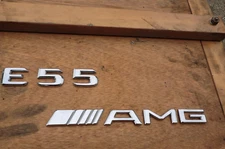 Mercedes-Benz W210 W211 E55 AMG badge Genuine DECAL EMBLEM W124 E320 E430 E500