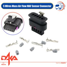 Pack 1 5 Pin Mass Air Flow MAF Connector Adapter For VW For Audi 4F0973705