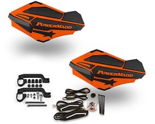 Powermadd Sentinel Lights Hand Guards Orange Black Mount Kit Banshee Blaster
