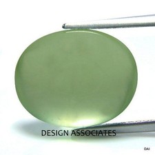 PREHNITE 12X10 MM OVAL CUT AAA 1 PC SET CAB 177819