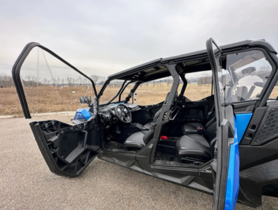 Can Am Commander 1000 MAX Hard Upper Doors Windows Kit Scratch