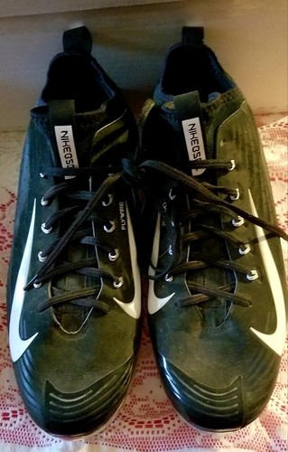 Nike ID Baseball Cunei Scarpe Mike trota Vapor 11.5 MAI INDOSSATO NUOVO  NERO | eBay
