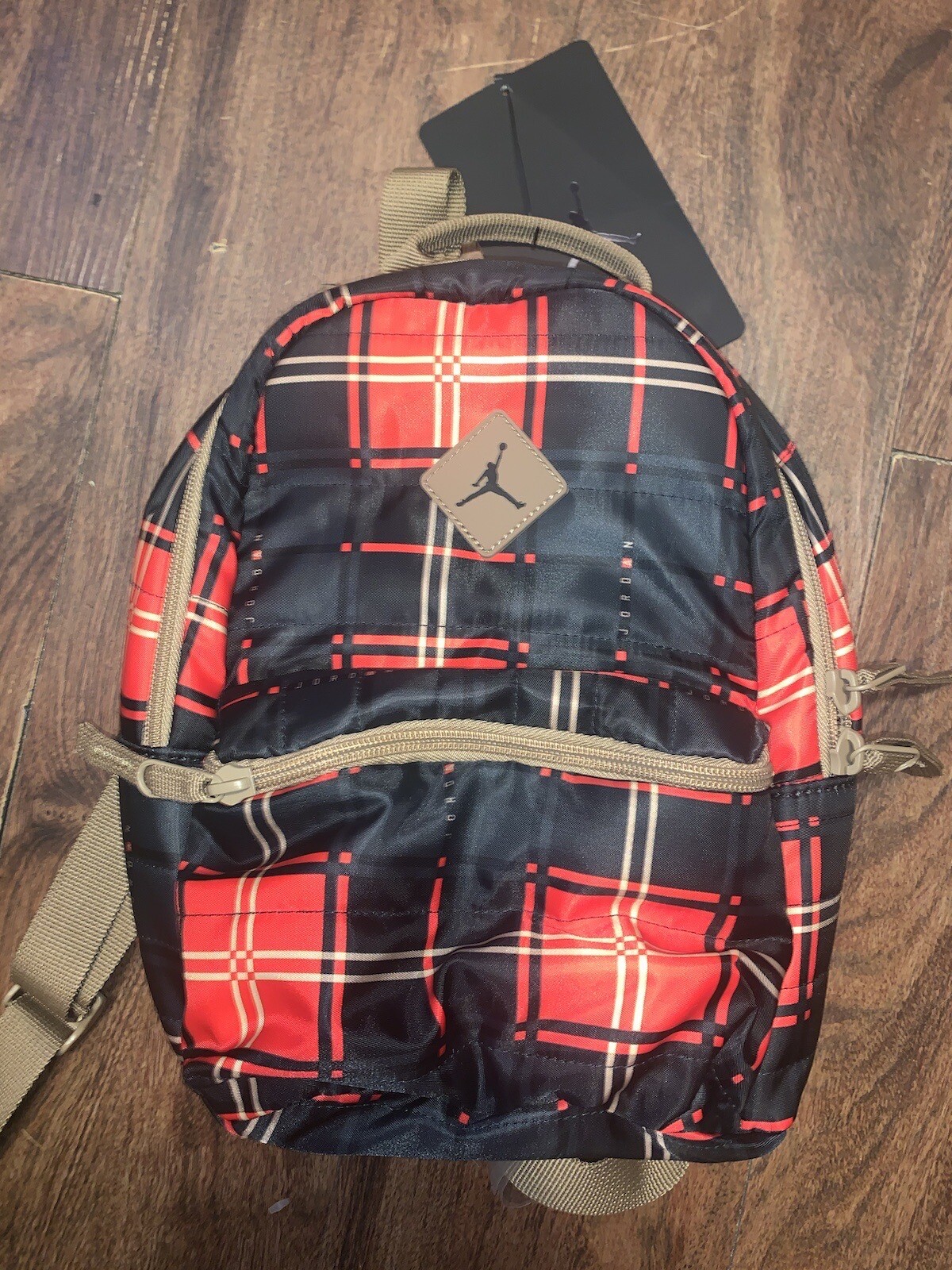 Nike Jordan Backpack Book Bag 9A0725-R69 Fire Red NWT-image