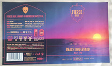Craft Can Beer Wrap - Beach Boulevard - Fierce Beer - Scotland