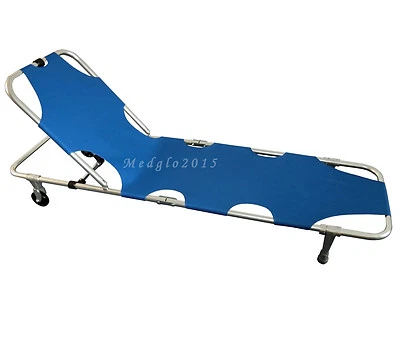 Brancard pliable en aluminium civière médicale portable l'avant peut se lever - Photo 1/4