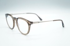 NEW TOM FORD TF 5905-B 045 TRANSPARENT BROWN AUTHENTIC EYEGLASSES FRAMES 49-21