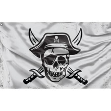 Pirate Flag III Unique Design, 3x5 Ft / 90x150 cm size, EU Made