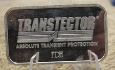 Vintage Transtector Transient Protection 1 Troy Oz .999 Fine Silver Bar Idaho ID