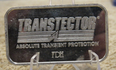 Vintage Transtector Transient Protection 1 Troy Oz .999 Fine