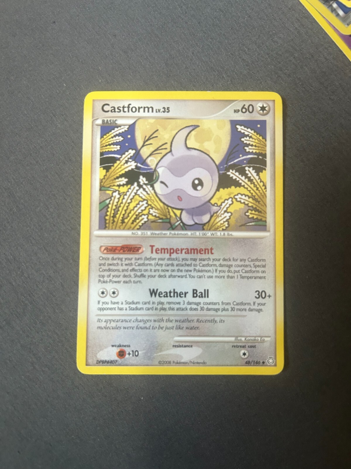 Castform 48/146 - Legends Awakened - Pokémon Card