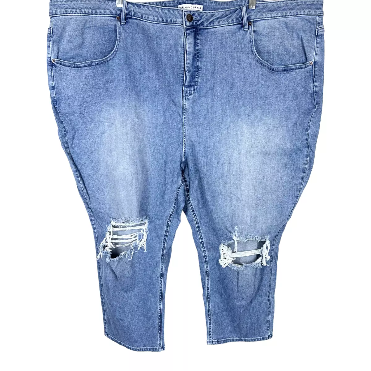 Petite girlfriend jeans sales