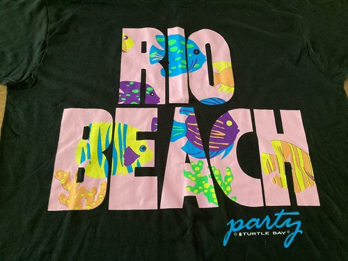 Vintage 80s “Rio Beach Party” Turtle 