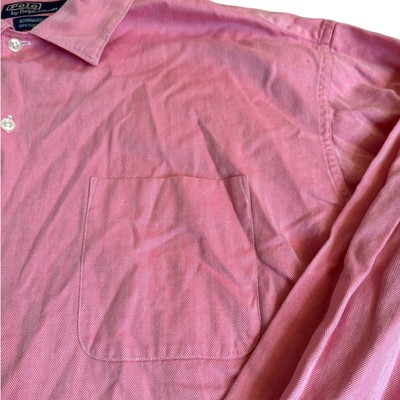 Vintage Polo Ralph Lauren Bonnard Shirt - HERRINGBONE Pink