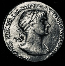 110 AC Trajan Marcus Ulpius Trajanus Historical Roman Denar