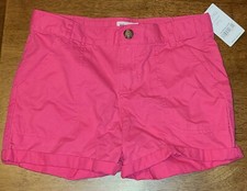 Carter's NWT Girls Cuffed Pink Shorts - Size 8