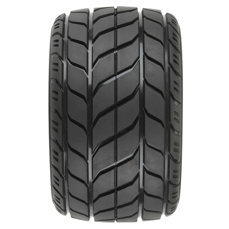 Duratrax DTX564910 1/8 Bandito 2.0 F/R Tires Mounted w/ 3.8" Black Wheels (2) - Image 3 of 4