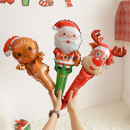 Lebkuchenmann Weihnachten Stick Luftballons Party Deko - Bild 12 von 12