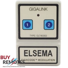 Elsema Gigalink Two Button GLT43302 Gigacode Wireless Modulation Remote Control