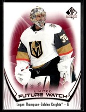 2021-22 SP Authentic Future Watch Red Limited vg Logan Thompson Vegas Golden