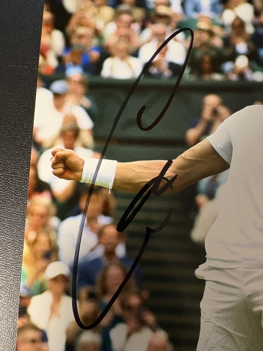 CARLOS ALCARAZ SIGNED US OPEN WIMBLEDON FRENCH 8X10 PHOTO BECKETT