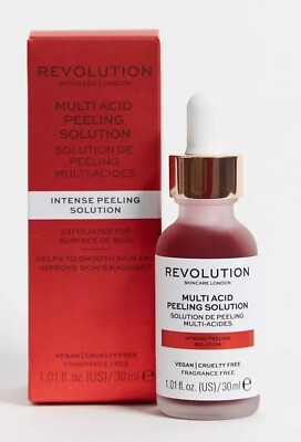 NEU Revolution London AHA & BHA Multi Acid Peeling Solution Vegan - 30ml