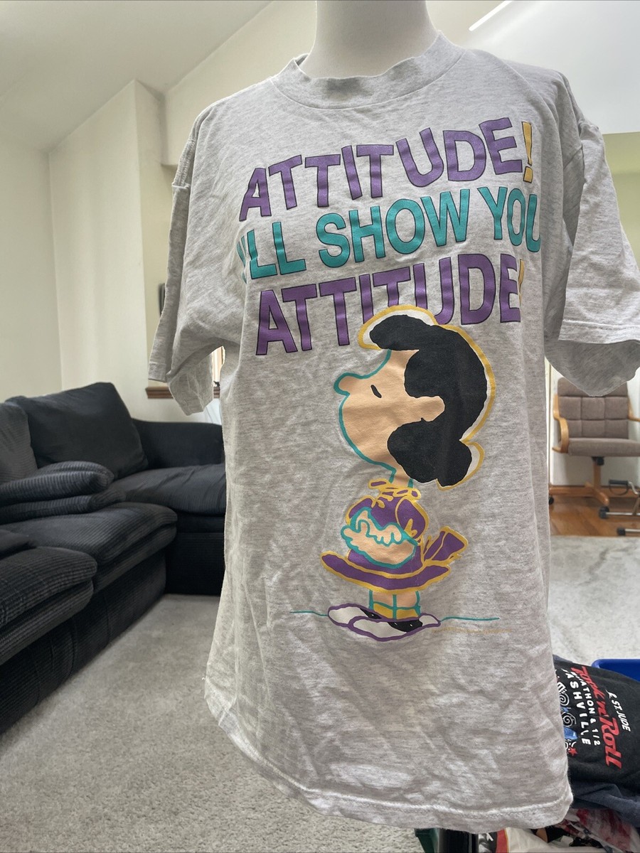 Vintage PEANUTS Lucy \"i am woman!\" Tシャツ Vintage PEANUTS Lucy 