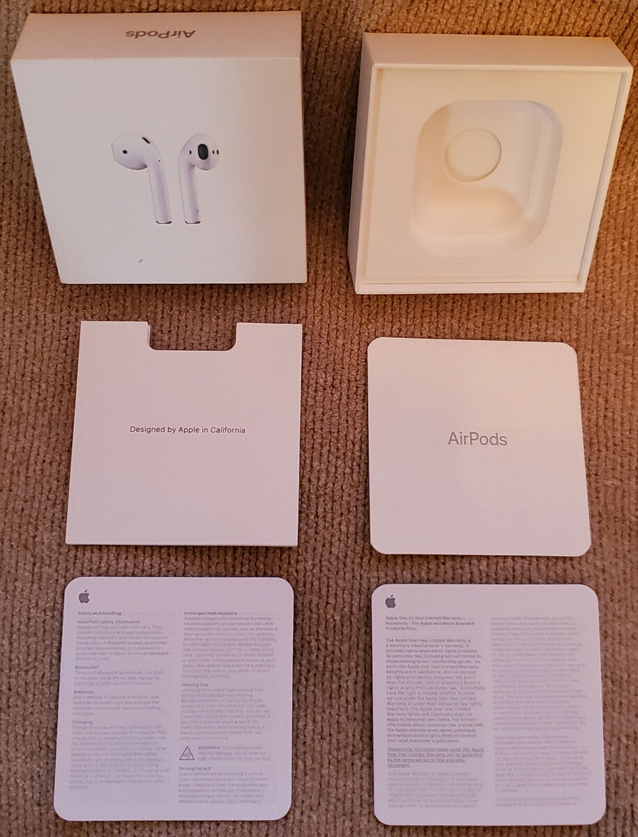 EMPTY RETAIL PACKAGING / BOX & MANUAL ONLY for Apple White EMPTY RETAIL PACKAGING / BOX & MANUAL ONLY for Apple White