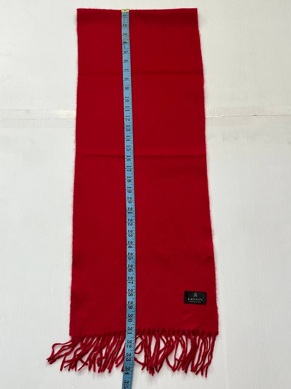 Authentic LANVIN COLLECTION Solid Plain Design On… - image 7