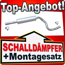 Mittelschalldämpfer für AUDI A2 1.4 42 Liter Tank 05.2002-08.2005 Auspuff