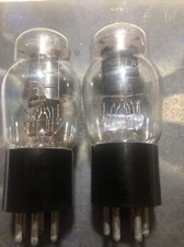 Lot Of 2 Type 43 Tubes Hytron RCA TV7 Tested Strong