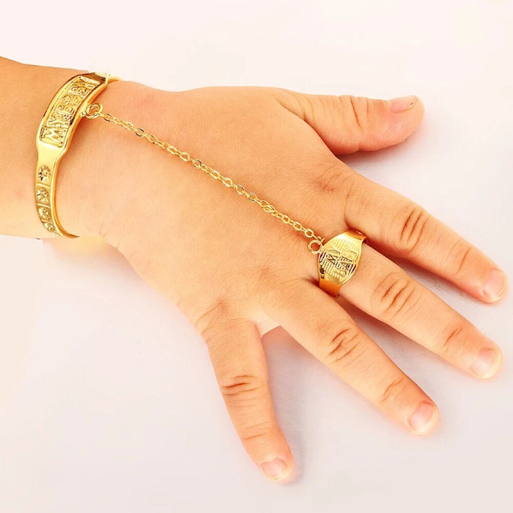 Crystal Finger Ring Chain Bracelet Boho Chain Bracelet - Temu