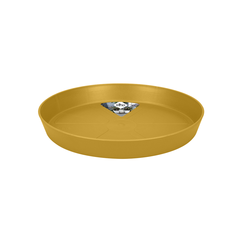 loft urban saucer round 14 honey yellow elho