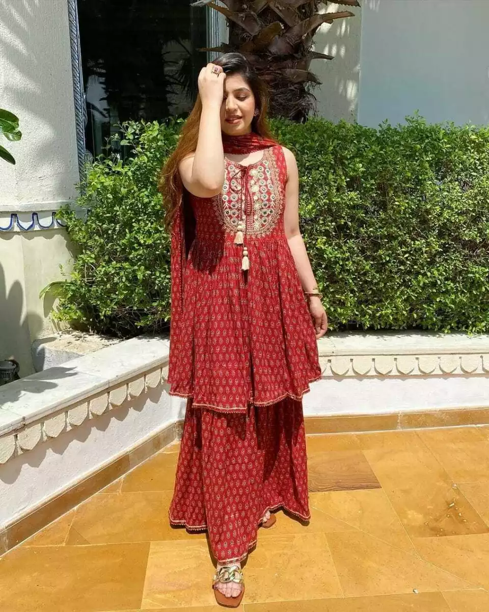 Indian plazzo women sharara salwar suit kameez dhoti kurti Pakistani  Designer | eBay