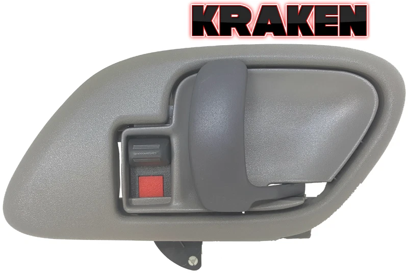 Manijas de puerta interiores para Chevy Suburban Tahoe GMC Yukon 1995-1998 grises con biseles Foto 3 de 4