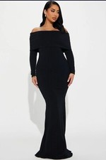 fashion nova black sexy dress